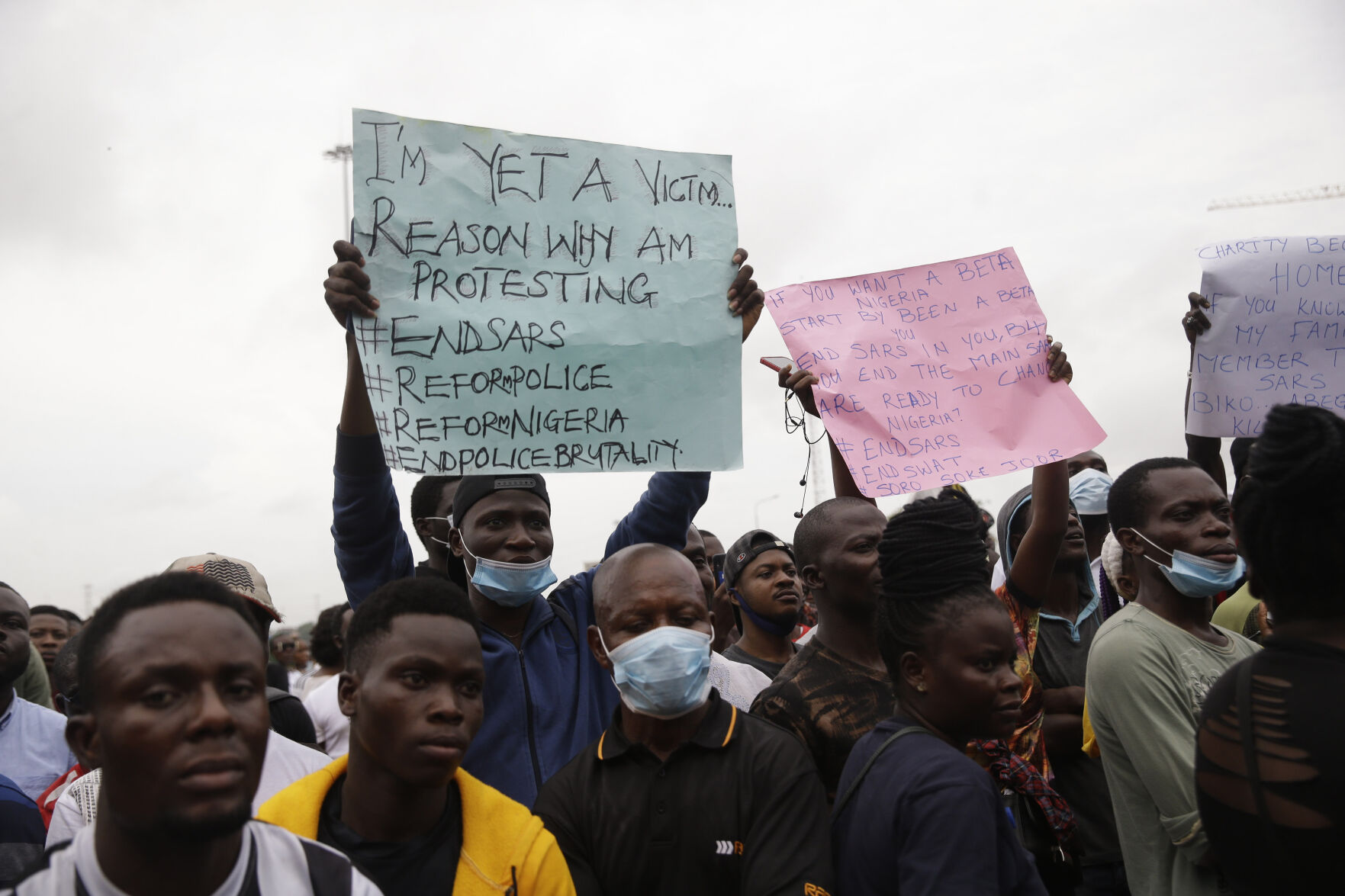 Nigeria Police Protest